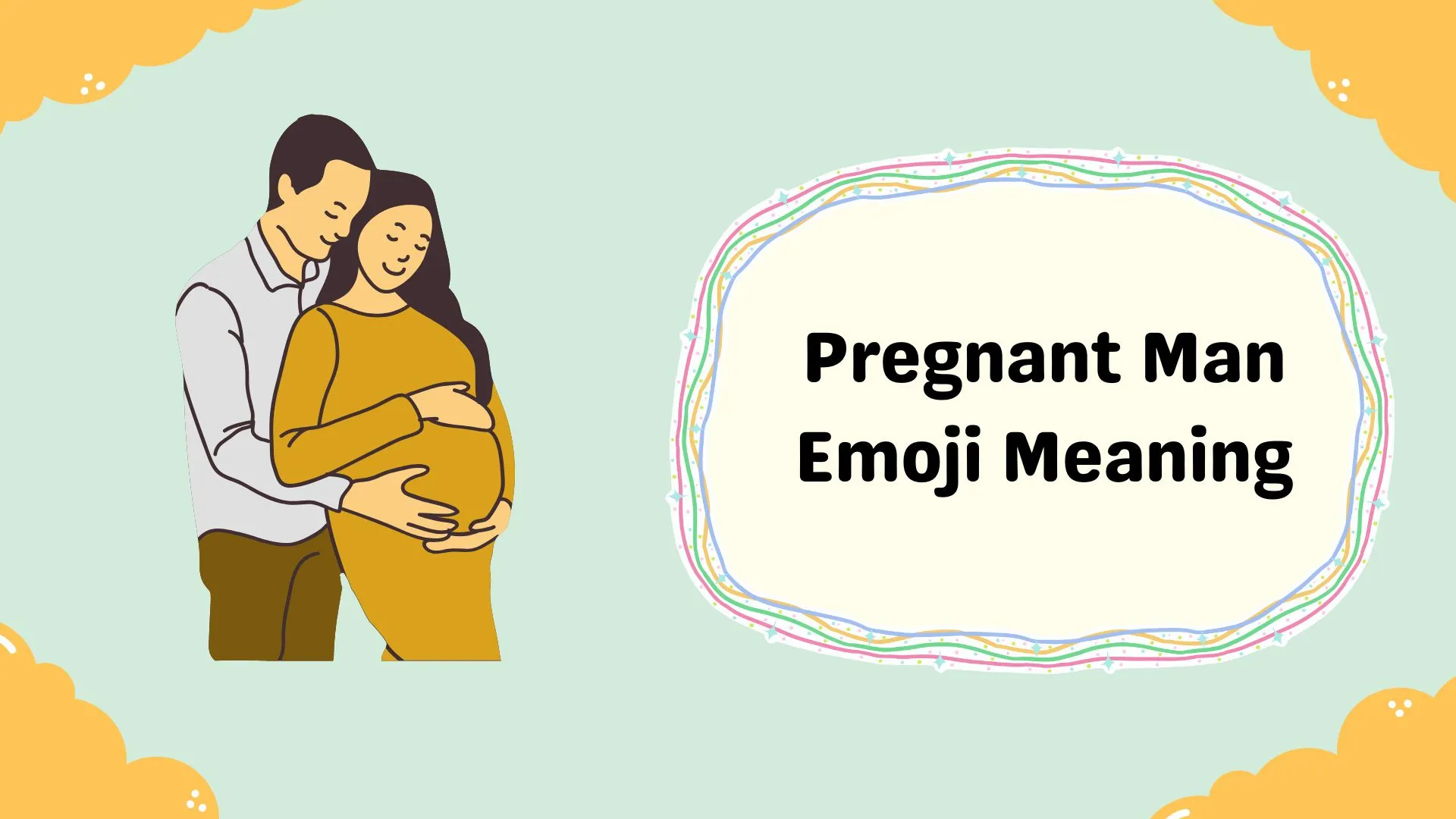 Pregnant Man Emoji Meaning