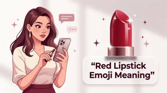 Red Lipstick Emoji Meaning  