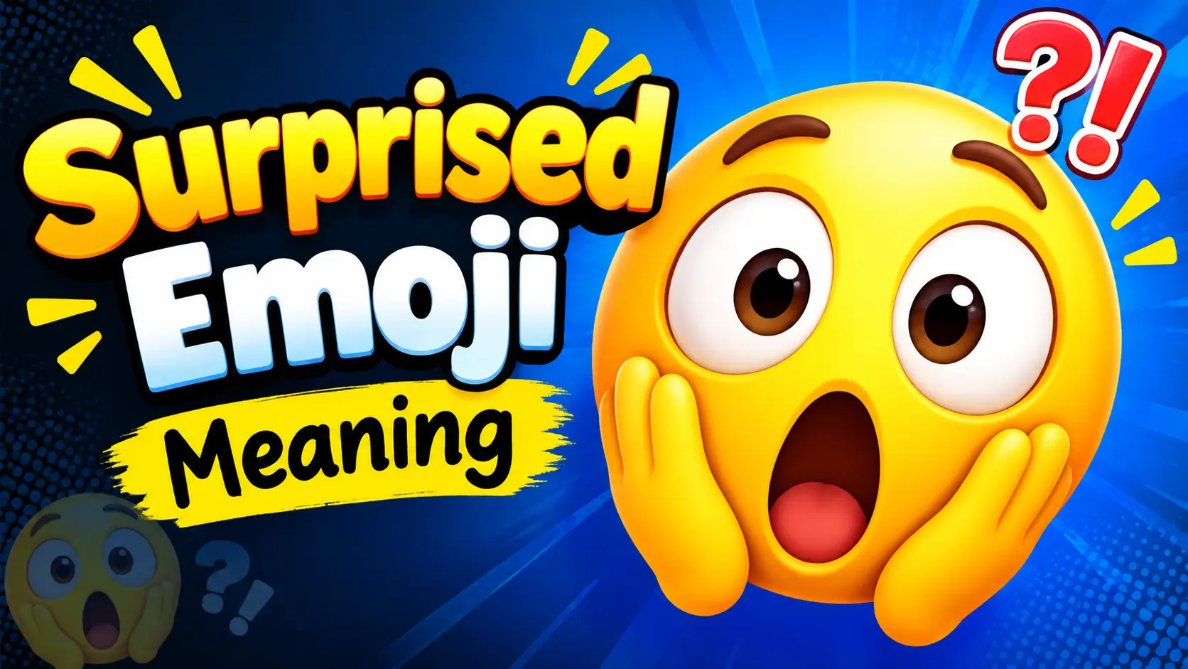 Surprised Emoji Meaning