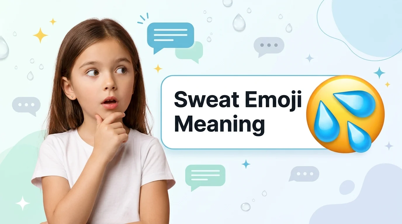 Sweat Emoji Meaning  