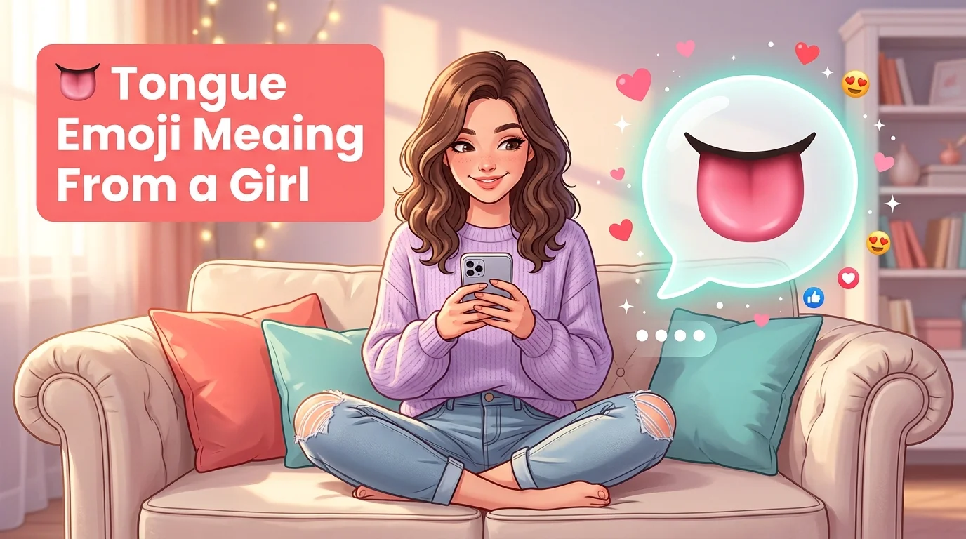 👅 Tongue Emoji Meaning From a Girl