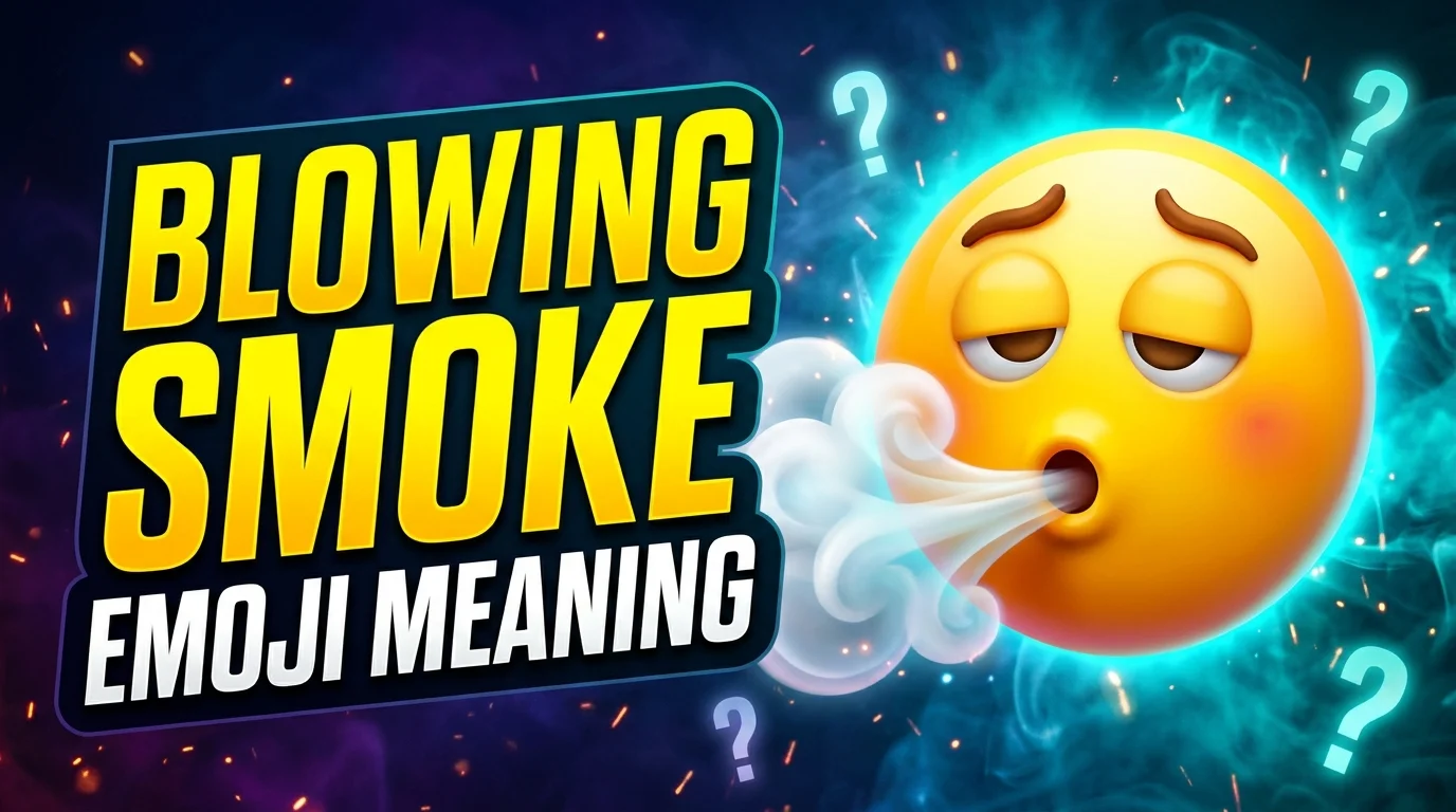 Blowing Smoke Emoji Meaning 