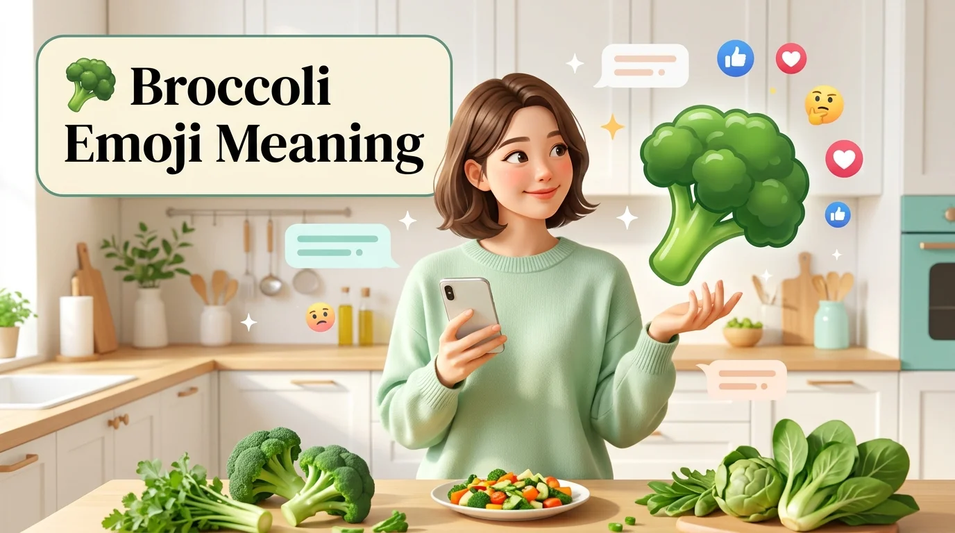 🥦 Broccoli Emoji Meaning 
