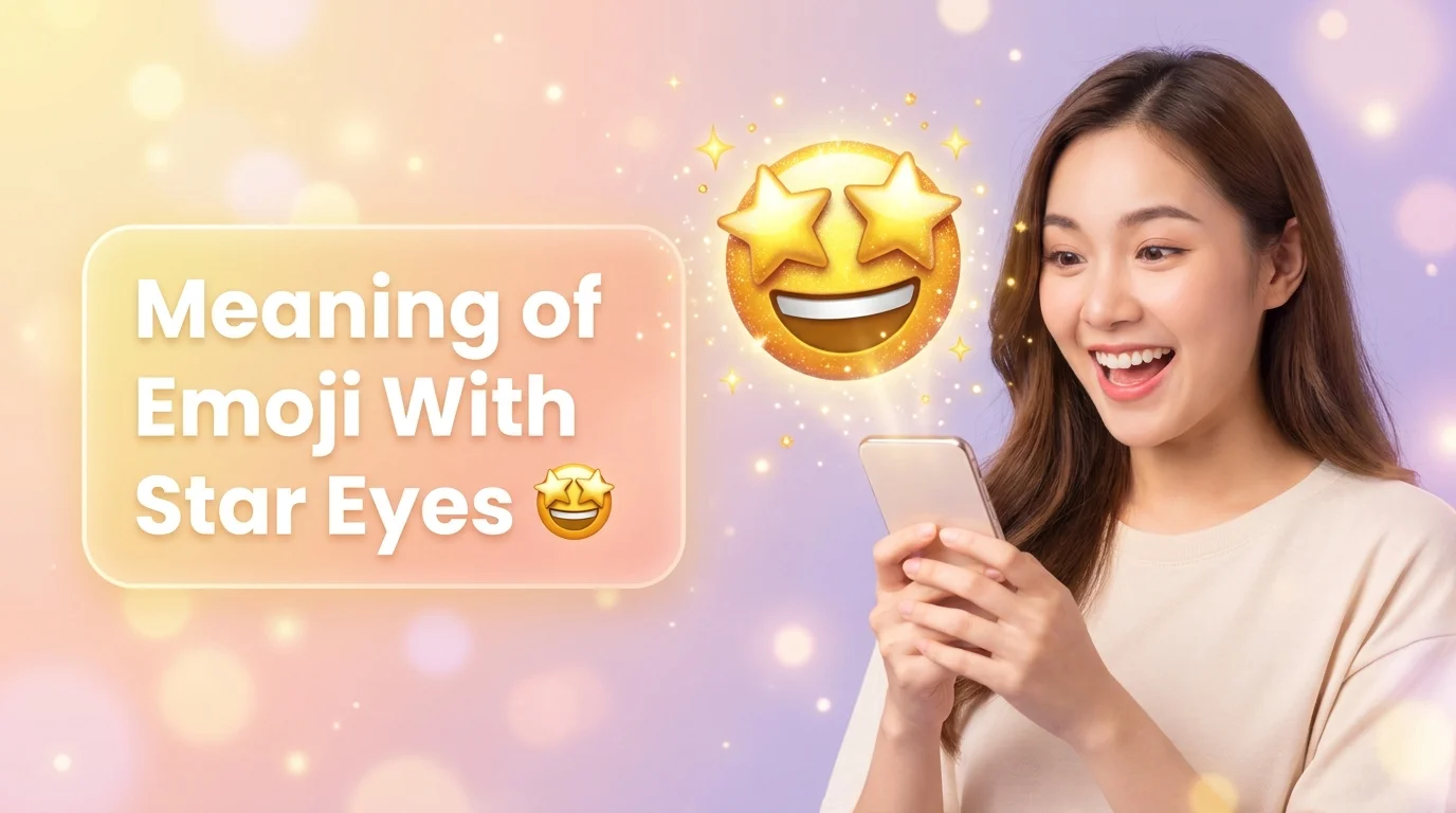 Meaning of Emoji With Star Eyes 🤩