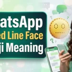 WhatsApp Dotted Line Face Emoji MeaningΒ