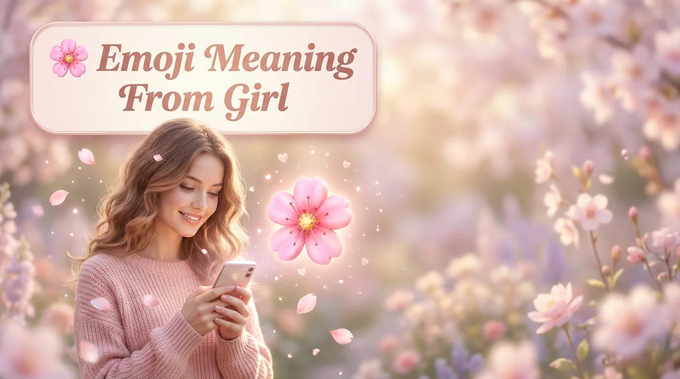 🌸 Emoji Meaning From Girl 