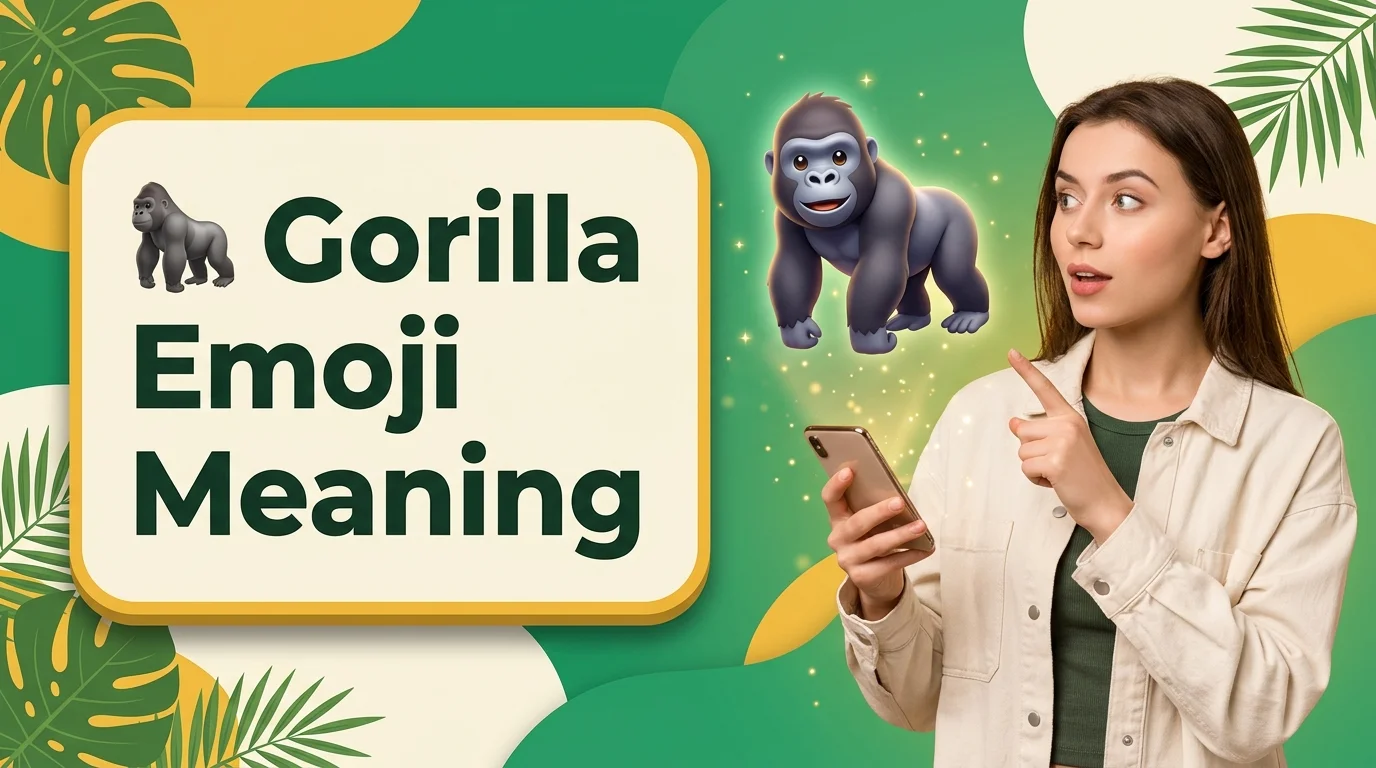 🦍 Gorilla Emoji Meaning 