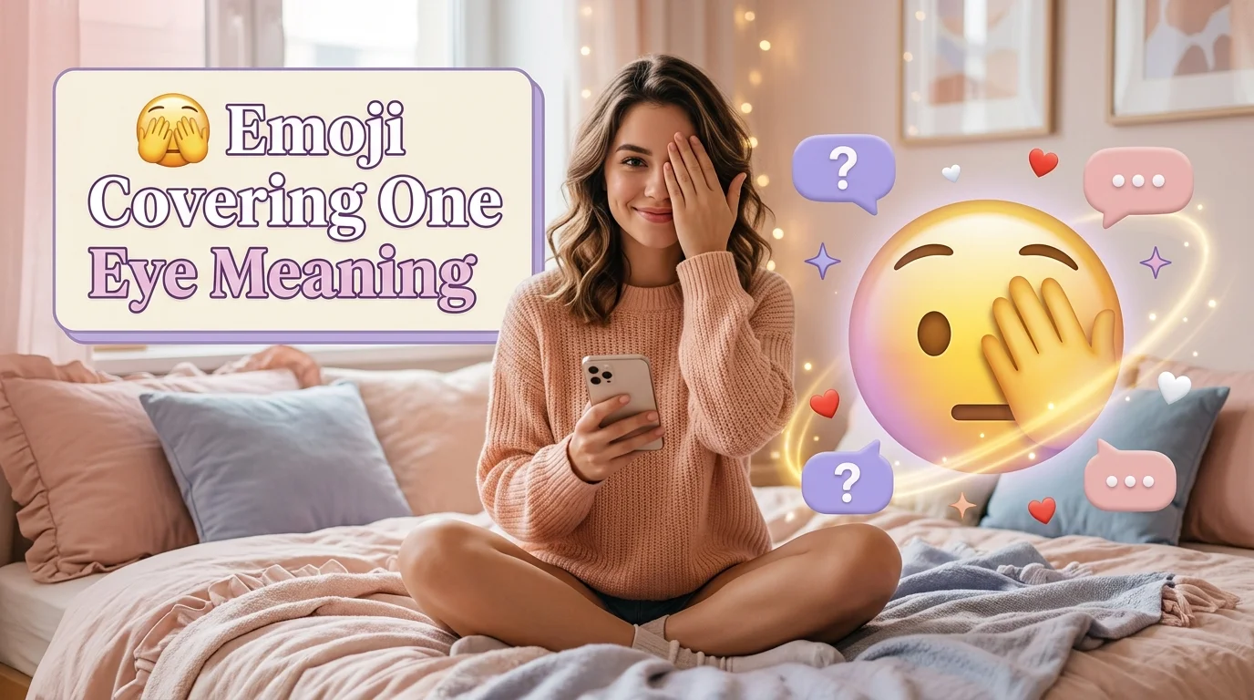 🫣 Emoji Covering One Eye Meaning 